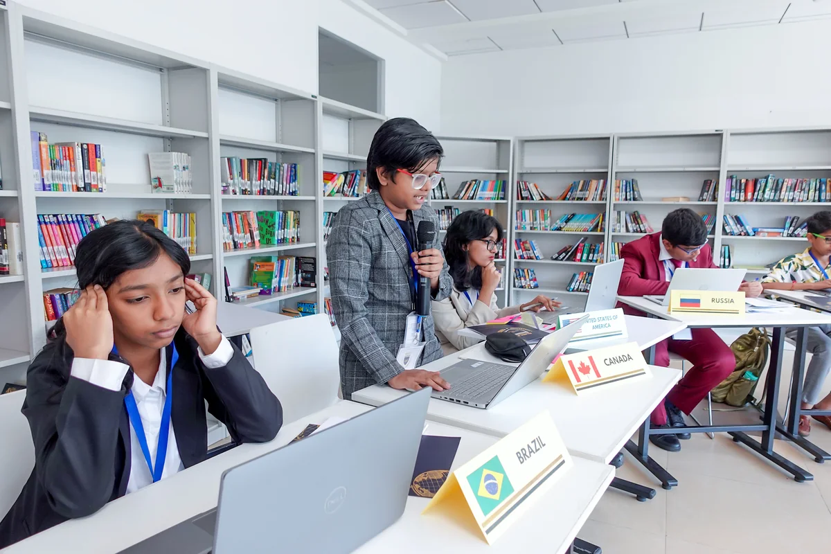 Students learning together at the Vikhroli campus
